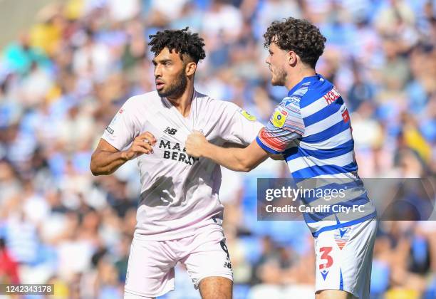 Kion Etete of Cardiff City FC and during the Sky Bet Championship between Cardiff City and Reading FC at Select Car Leasing Stadium on Saturday,...