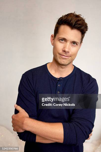 Drew Seeley attends California Christmas Con at Pasadena Convention Center on August 06, 2022 in Pasadena, California.