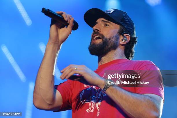 Sam Hunt performs during the Windy City Smokeout on August 6, 2022 in Chicago, Illinois.