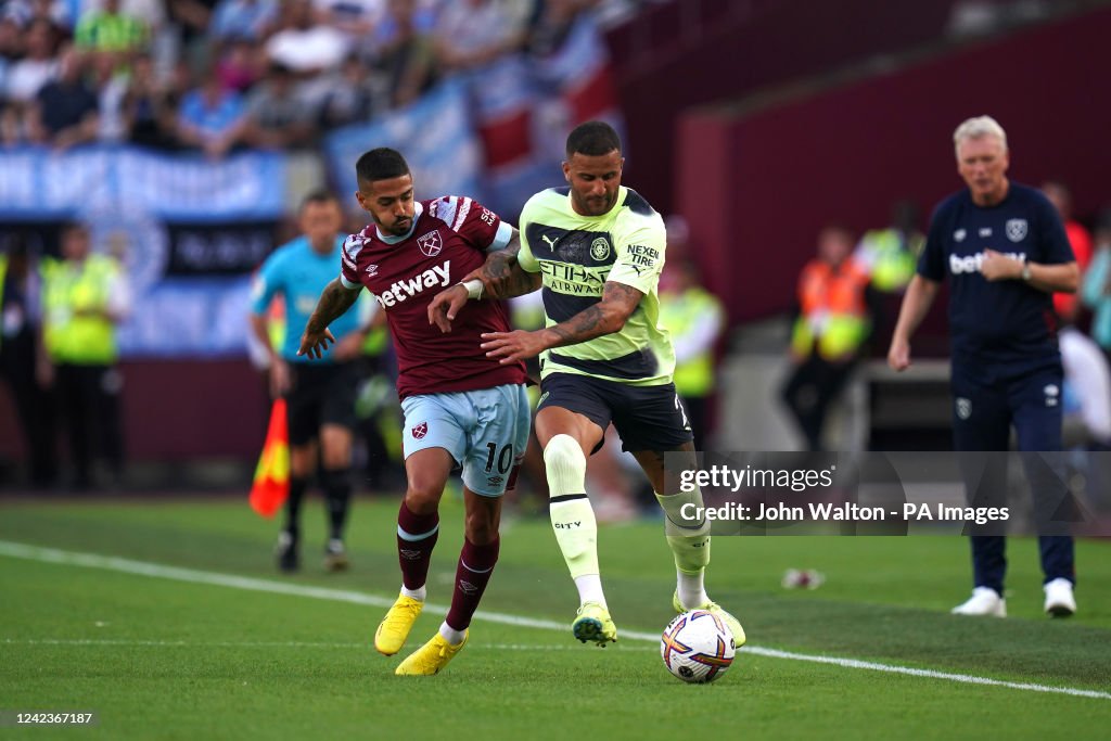West Ham United v Manchester City - Premier League - London Stadium