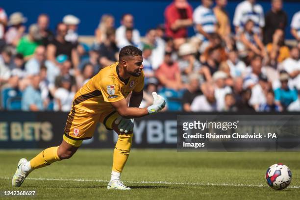Middlesbrough Goalkeeper Zack Steffen during the Sky Bet Championship match at Loftus Road, London. Picture date: Saturday August 6, 2022.