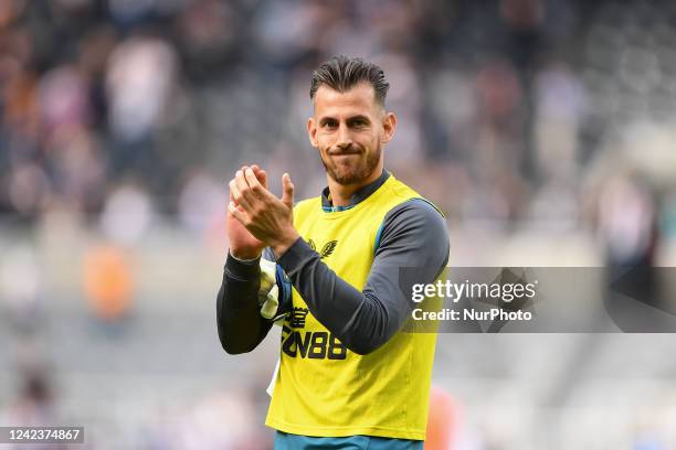 Martin Dubravka of Newcastle United during the Premier League match between Newcastle United and Nottingham Forest at St. James's Park, Newcastle on...