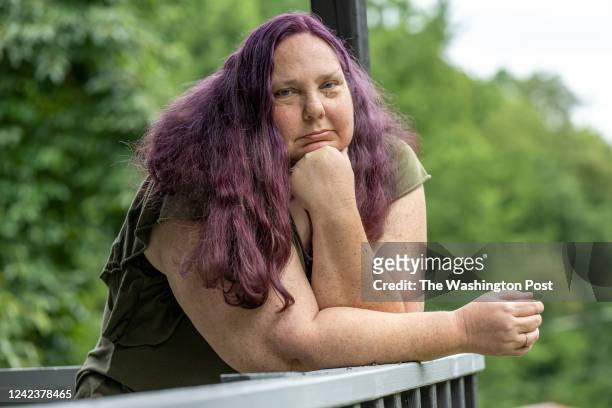 Johnson City, Tenn - Aug. 2 : Becky Hubbard poses for portrait on Tuesday, Aug. 2, 2022 in Johnson City, Tenn. Hubbard has rheumatoid arthritis and...