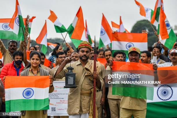 INDIA-SOCIETY-INDEPENDENCE DAY-FLAG, News Photo