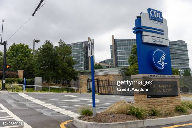 General view of the Center for Disease Control headquarters is seen in Atlanta, Georgia, United States on August 06, 2022.