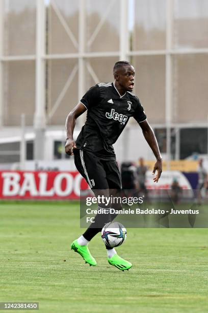 Denis Zakaria of Juventus during the pre season match between Juventus and Atletico Madrid at Juventus training center on August 6, 2022 in Turin,...