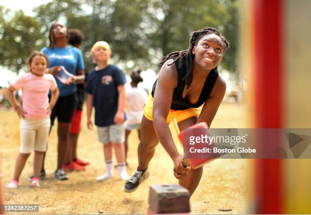 Boston, MA The South Boston Boys and Girls Club held its 14th annual Field Day Friday at Marine Park despite the hot day. Berlinda Alfred, a staff...