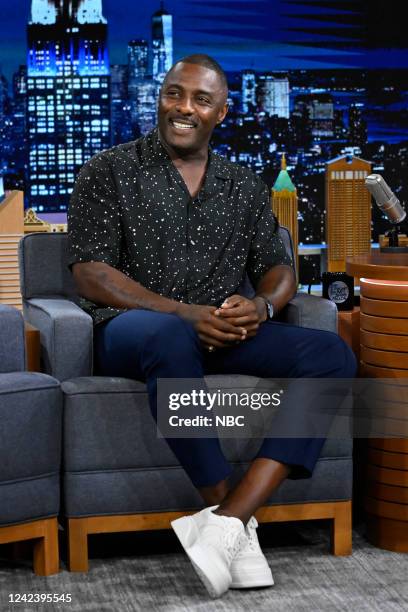 Episode 1695 -- Pictured: Actor Idris Elba during an interview on Monday, August 8, 2022 --