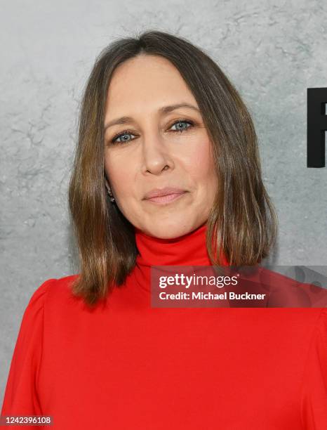 Vera Farmiga arrives at the premiere of the Apple TV+ limited series "Five Days at Memorial" held at the DGA Theater Complex on August 8, 2022 in Los...