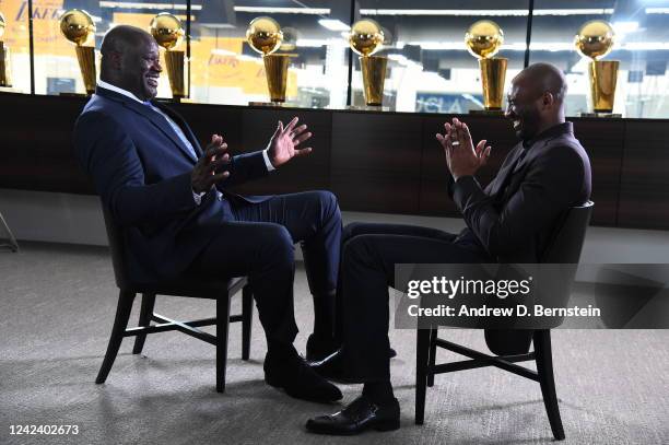 Nba Interview 247 Shaquille Oneal Nba Tv Stock Photos, High-Res Pictures, and Images ...