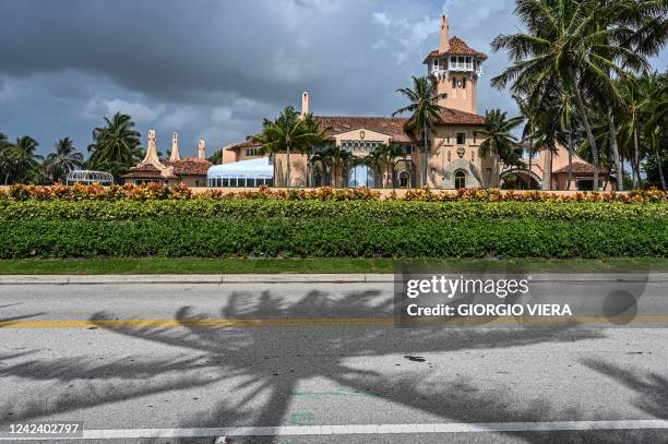 Former US President Donald Trump's residence in Mar-A-Lago, Palm Beach, Florida on August 9, 2022. Former US president Donald Trump said August 8,...