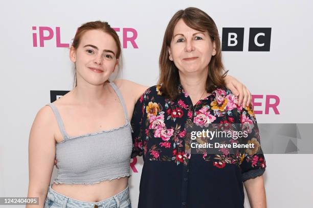 Daisy Waterstone and Executive Producer Rosie Alison attend a photocall for Series 2 of BBC Drama "The Capture" at BBC Broadcasting House on August...