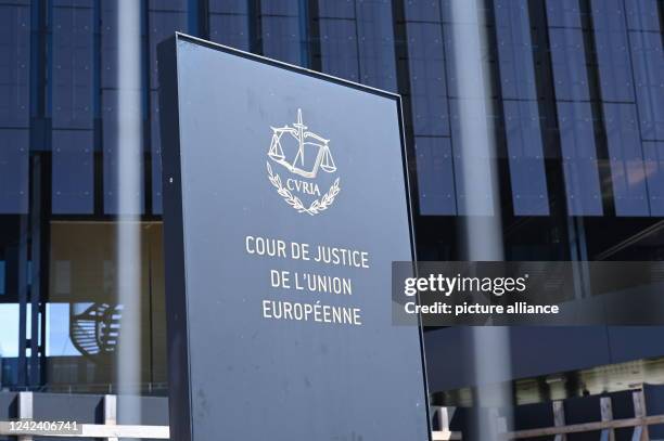 August 2022, Luxembourg, Luxemburg: The European Court of Justice , ECJ, CVRIA, the Court of Justice of the European Community, Cour de justice de l...