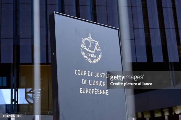 August 2022, Luxembourg, Luxemburg: The European Court of Justice , ECJ, CVRIA, the Court of Justice of the European Community, Cour de justice de l...