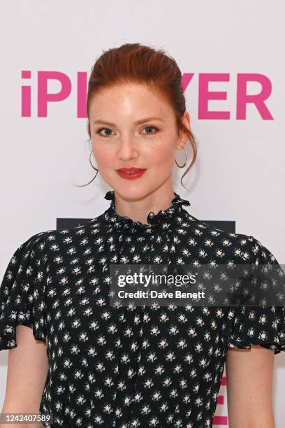 Holliday Grainger attends a photocall for Series 2 of BBC Drama "The Capture" at BBC Broadcasting House on August 9, 2022 in London, England.