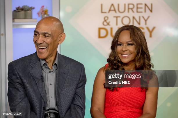 Tony Dungy and Lauren Dungy on Tuesday, August 9, 2022 --