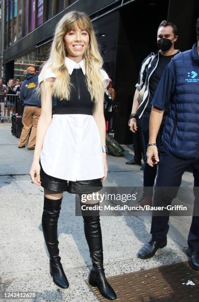 Jennette McCurdy is seen on August 09, 2022 in New York City.