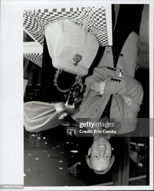 Gucci design director Richard Lambertson visited Holt Renfrew in May 1991 with a display that included old bamboo-handled handbags from the 1950s.