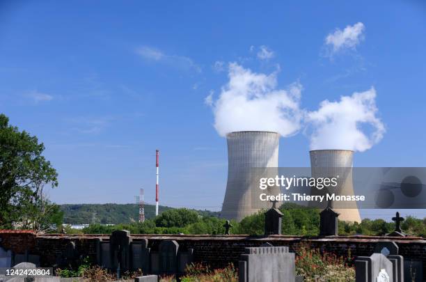 The Tihange Nuclear Power Station with three Pressurized water reactor is seen from the Cemetary on August 10 in Huy, Belgium. As the European Union...