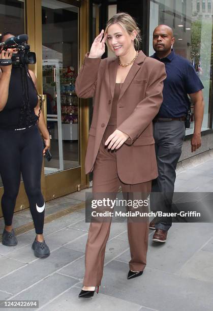 Lili Reinhart is seen on August 10, 2022 in New York City.