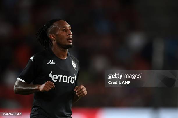 Gelson Martins of AS Monaco during the UEFA Champions League third qualifying round match between PSV Eindhoven and AS Monaco at Phillips Stadium on...