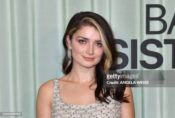 Irish actress Eve Hewson attends "Bad Sisters" premiere at the Whitby Hotel on August 10, 2022 in New York City.