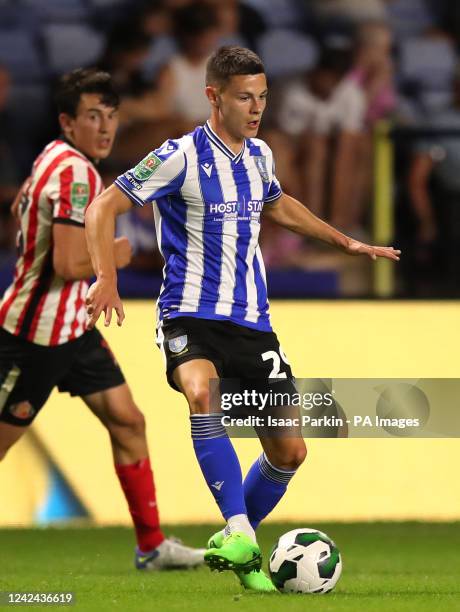 Sheffield Wednesday's Alex Hunt during the Carabao Cup, first round match at Hillsborough, Sheffield. Picture date: Wednesday August 10, 2022.