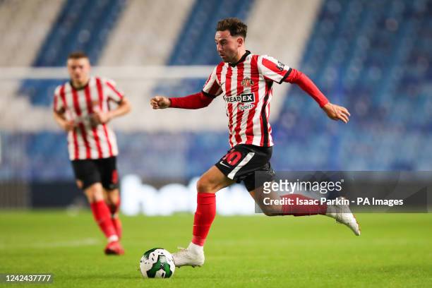 Sunderland's Patrick Roberts during the Carabao Cup, first round match at Hillsborough, Sheffield. Picture date: Wednesday August 10, 2022.