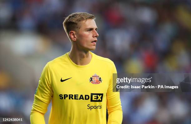 Sunderland goalkeeper Alex Bass during the Carabao Cup, first round match at Hillsborough, Sheffield. Picture date: Wednesday August 10, 2022.