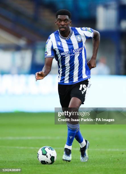 Sheffield Wednesday's Tyreeq Bakinson during the Carabao Cup, first round match at Hillsborough, Sheffield. Picture date: Wednesday August 10, 2022.