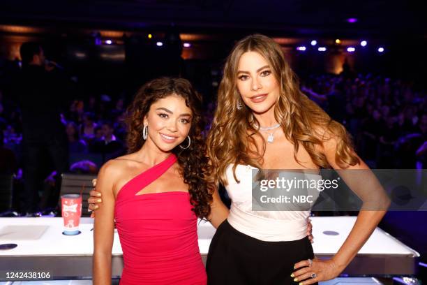 Quarterfinals 1 Results" Episode 1710 - Pictured: Sarah Hyland and Sofia Vergara --