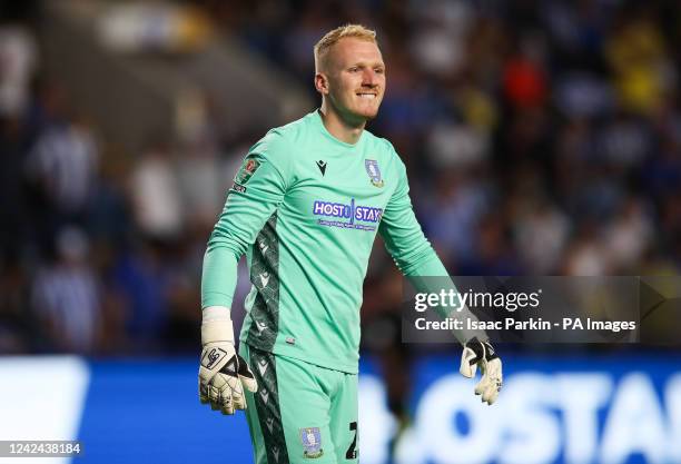 Sheffield Wednesday goalkeeper Cameron Dawson during the Carabao Cup, first round match at Hillsborough, Sheffield. Picture date: Wednesday August...