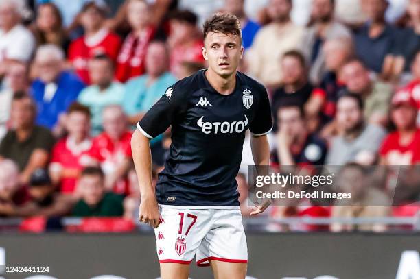 Aleksandr Golovin of AS Monaco looks on during the UEFA Champions League Third Qualifying Round Second Legmatch between PSV Eindhoven and AS Monaco...