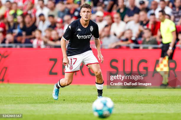 Aleksandr Golovin of AS Monaco looks on during the UEFA Champions League Third Qualifying Round Second Legmatch between PSV Eindhoven and AS Monaco...