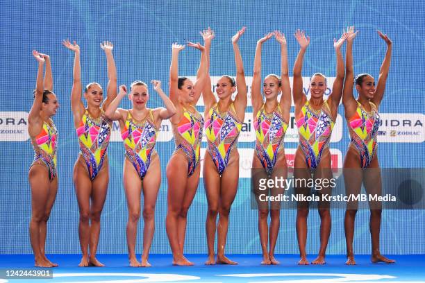 840 French Synchronized Swimming Team Stock Photos, High-Res