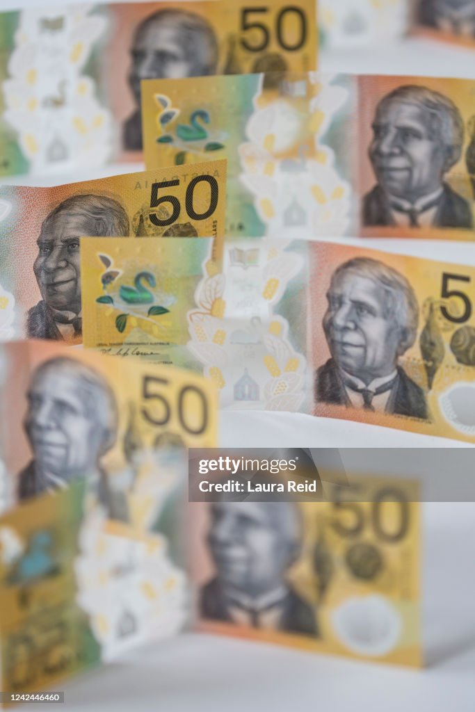 Australian fifty dollar notes