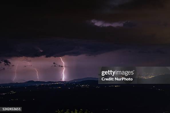 Summer Storm In The Province Of Rieti Summer Storm In The Province Of Rieti