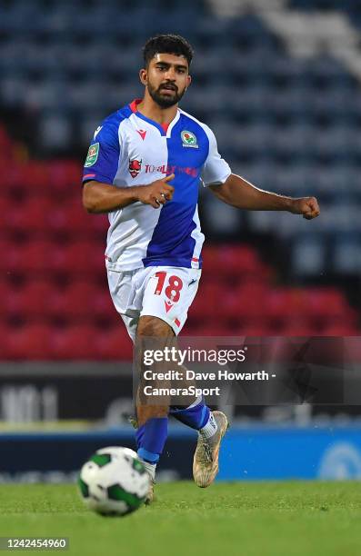 Blackburn Rovers' Dilan Markanday during the Carabao Cup First Round match between Blackburn Rovers and Hartlepool United at Blackburn Rovers STC on...