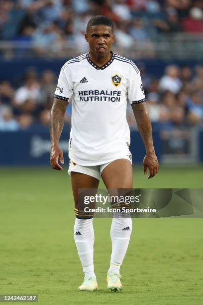 Los Angeles Galaxy forward Douglas Costa in the first half of an MLS match between Sporting KC and the LA Galaxy on August 6, 2022 at Childrens Mercy...