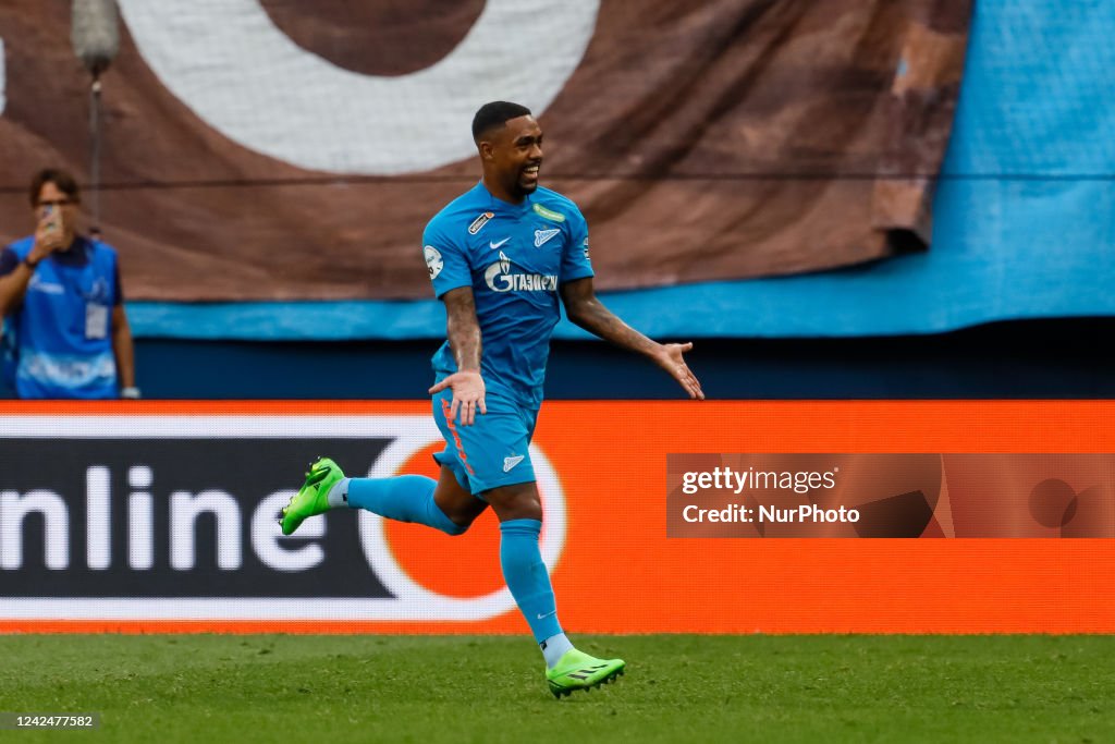 Malcom Of Zenit St Petersburg Celebrates His Goal During The Russian malcom-of-zenit-st-petersburg-celebrates-his-goal-during-the-russian