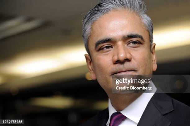 Anshu Jain, co-chief executive officer of Deutsche Bank AG, listens during an interview in Singapore, on Wednesday, July 17, 2013. Jain, Cantor...