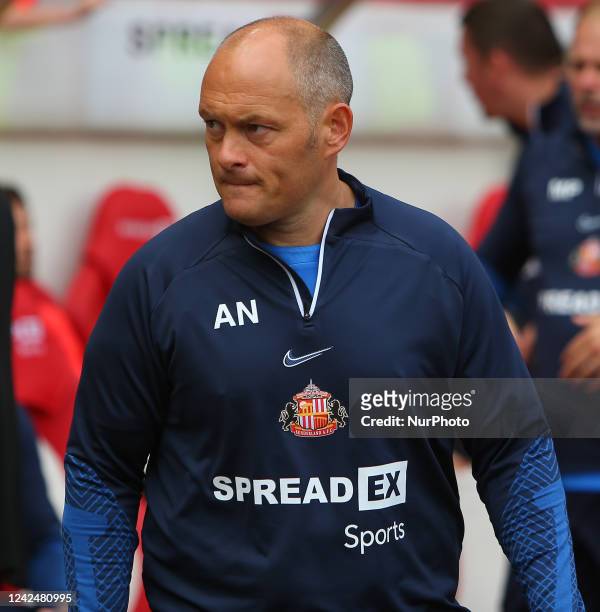 Sunderland Manager Alex Neil during the Sky Bet Championship match between Sunderland and Queens Park Rangers at the Stadium Of Light, Sunderland on...