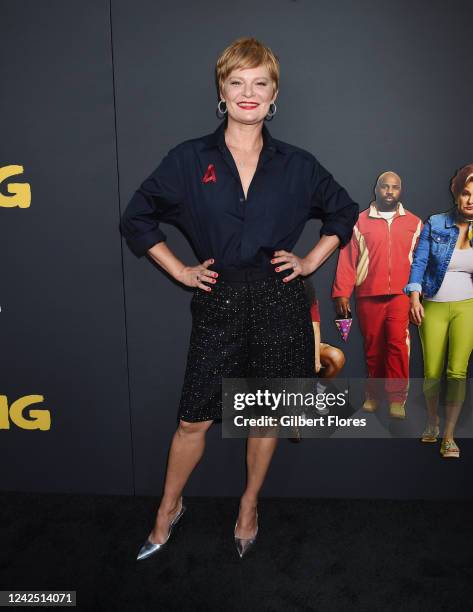 Martha Plimpton at the premiere of Amazon Freevee's "Sprung" held at Hollywood Forever Cemetery on August 14, 2022 in Los Angeles, California