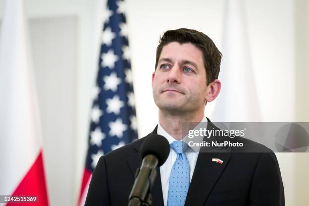 Paul Ryan in the Presidential Palace in Warsaw, Poland on April 21, 2017