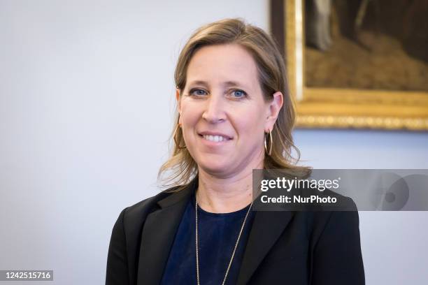 Of YouTube Susan Wojcicki before meeting with President of Poland at Presidential Palace in Warsaw, Poland on March 28, 2017