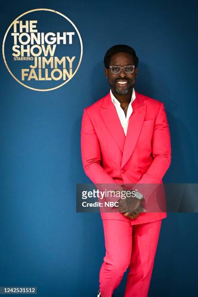 Episode 1699 -- Pictured: Actor Sterling K. Brown poses backstage on Monday, August 15, 2022 --