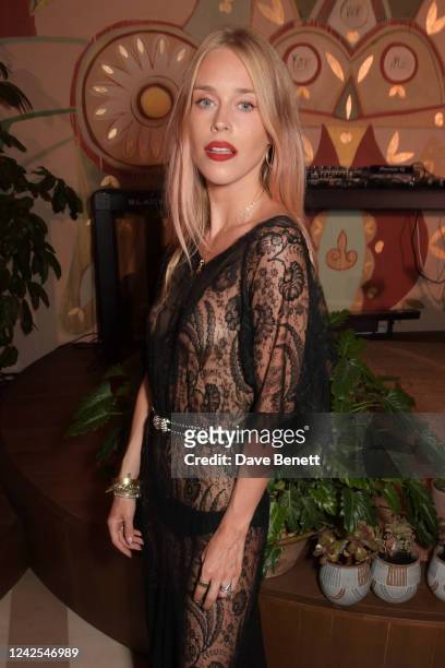 Mary Charteris attends the TCA Ibizan Art Gala 2022 hosted by Darren Strowger and Robbie Furze in aid of Teen Cancer America and Ibiza and Formentera...