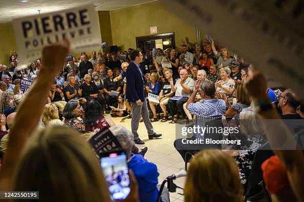 Conservative Party Leader Candidate Pierre Poilievre Rally Conservative Party Leader Candidate Pierre Poilievre Rally