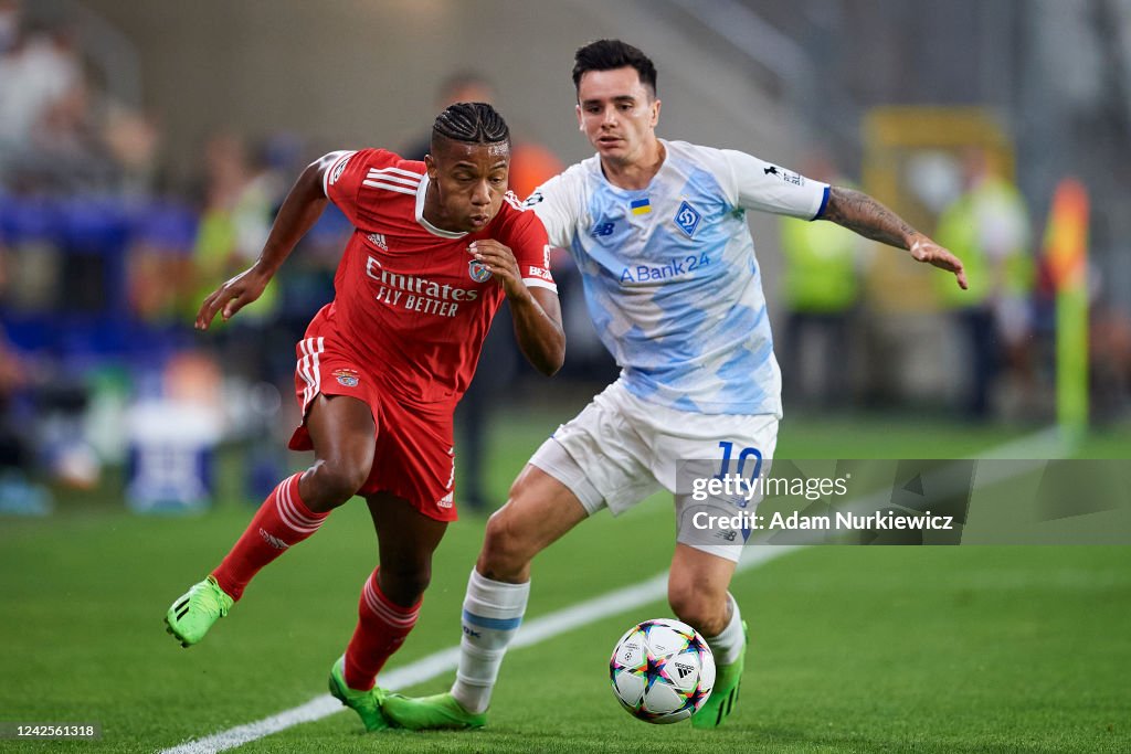 Dynamo Kyiv v SL Benfica - UEFA Champions League Play-Off First Leg