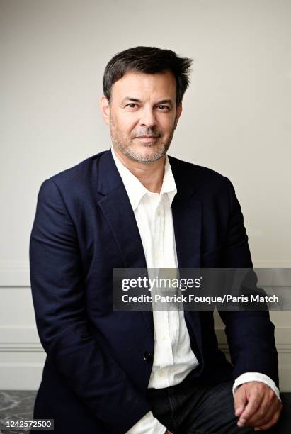 Film director François Ozon is photographed for Paris Match on June 22, 2022 in Paris, France.